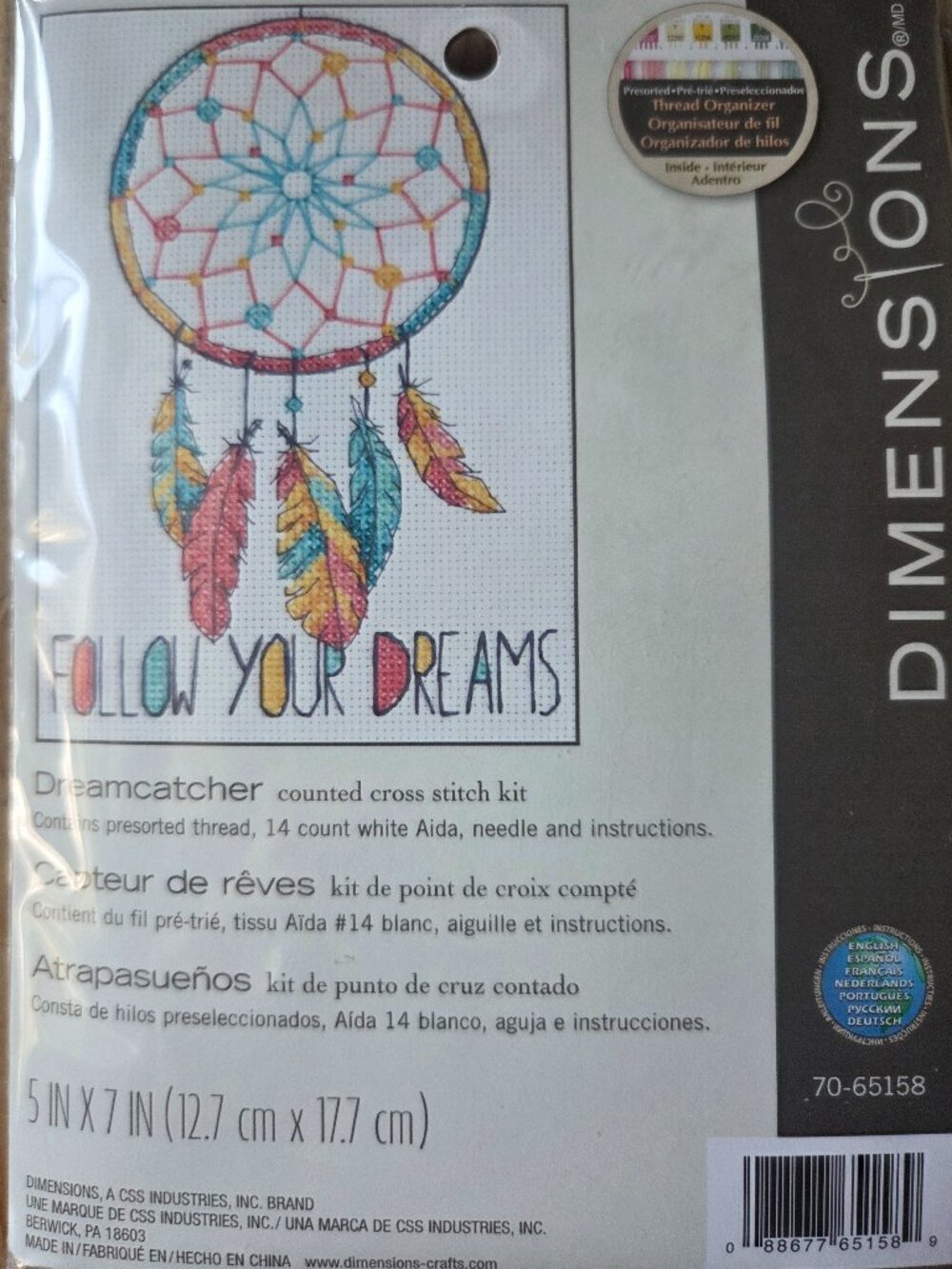 Dimensions Dreamcatcher Counted Cross Stitch Kit